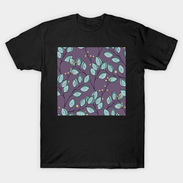 Spring Pattern with Floral Motifs T-Shirt by lissantee